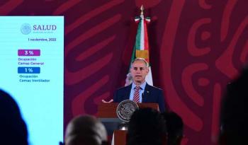 Cuatro meses consecutivos con descenso de contagios COVID-19: Jorge Alcocer Varela