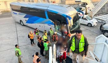 Se realiza primer vuelo de retorno voluntario de 140 personas venezolanas con apoyo del Gobierno de México 