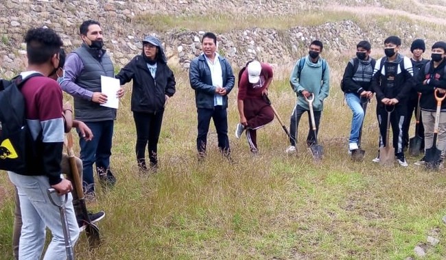 La Zona Arqueológica de Xochitécatl llevó a cabo la segunda reforestación del año