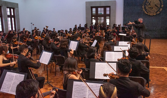  La Orquesta Escuela Carlos Chávez se presentará en la Sala de Conciertos Tepecuicatl de la GAM