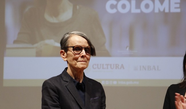 La Secretaría de Cultura y el Inbal rinden homenaje a la poeta y traductora Pura López Colomé