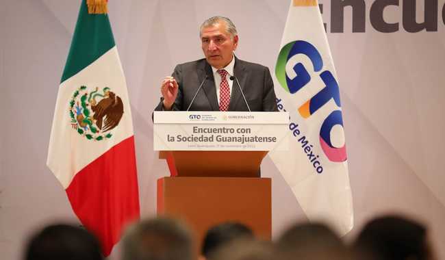 Palabras secretario de Gobernación, encuentro con sociedad civil en torno a la reforma constitucional en materia de seguridad, en Guanajuato