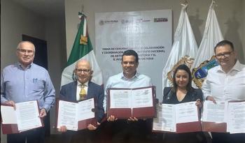 El INAH suscribió tres convenios de colaboración con autoridades y centros académicos de Tamaulipas