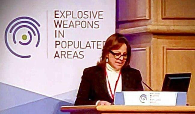 México firma la “Declaración Política sobre armas explosivas en zonas densamente pobladas” en la Conferencia de Dublín