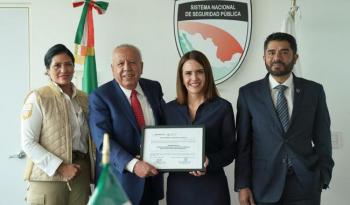 Recibe Centro de Evaluación y Control de Confianza del INM acreditación del SESNSP por los siguientes dos años