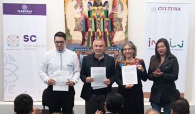 Suman esfuerzos la Secretaría de Cultura de Tlaxcala y el Inali a favor de comunidades indígenas