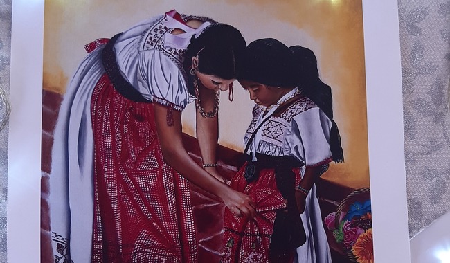 Linda Sánchez Ramos busca consagrar la belleza de la mujer mexicana a través de la pintura