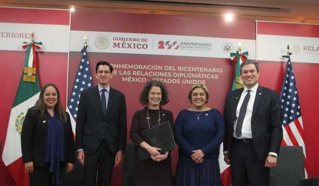 SRE y la UNAM celebran el Bicentenario de las relaciones México – Estados Unidos 
