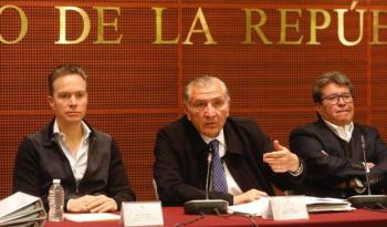 Dialoga secretario de Gobernación con senadoras y senadores en torno a modificaciones en materia electoral