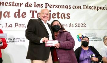 Secretaría de Bienestar y gobierno de BCS concretan universalidad de la Pensión para Personas con Discapacidad