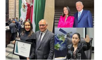 Impulsan AEM y Katya Echazarreta agenda de proyectos espaciales para México