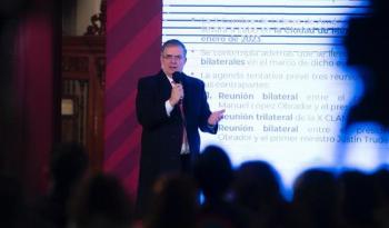 Canciller Ebrard presenta agenda de la X Cumbre de Líderes de América del Norte 