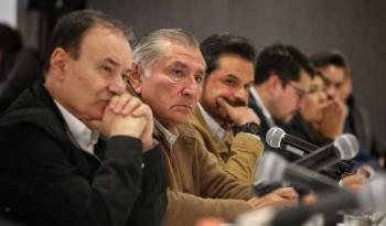 Encabeza secretario de Gobernación reunión de diálogo entre autoridades federales y estatales con sindicato de Cananea