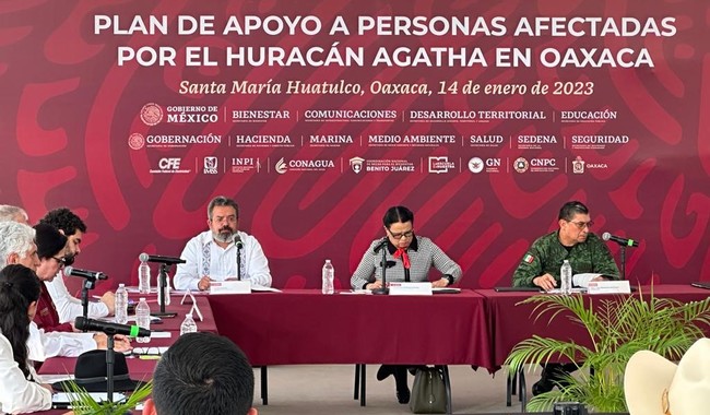 Destinará SICT mil 227 mdp para reparar afectaciones de caminos y puentes en Oaxaca por huracán Agatha