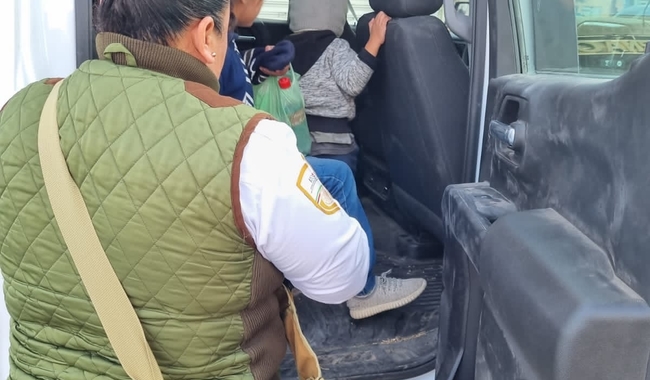 Rescata INM en Ciudad Juárez a dos menores de edad no acompañados en inmediaciones de franja fronteriza