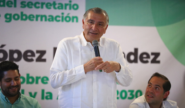 Se reúne secretario de Gobernación con ediles del PVEM, líderes sindicales portuarios y sociedad civil de Veracruz