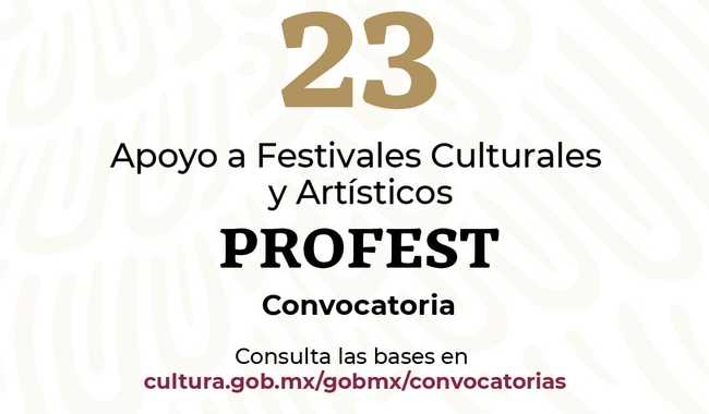 La Secretaría de Cultura federal publica la convocatoria Apoyo a Festivales Culturales y Artísticos 2023