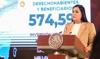 Más de 570 mil personas reciben Pensiones y Programas de Bienestar en comunidades del tramo 4 del Tren Maya 