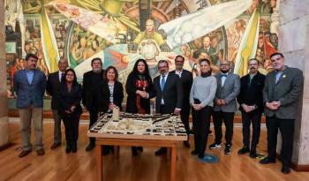 Las Secretarías de Cultura y de Infraestructura, Comunicaciones y Transportes se reúnen para hablar del Centro SCOP