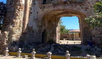 De forma coordinada, el INAH trabaja en la conservación de "La Ruina", en El Rosario, Sinaloa
