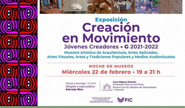 Noche de Museos: jóvenes creadores presentan 600 obras en exposición “Creación en Movimiento”