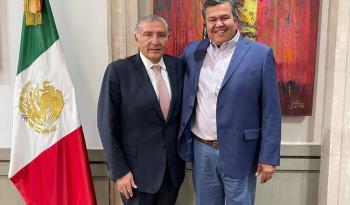 Secretario de Gobernación se reúne con titular de Conapesca para coordinar apoyo al sector pesquero