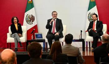 Canciller Ebrard destaca la importancia de políticas proactivas en Inteligencia Artificial