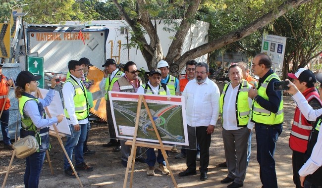 El Secretario de Infraestructura supervisa avances en proyectos estratégicos de Cancún