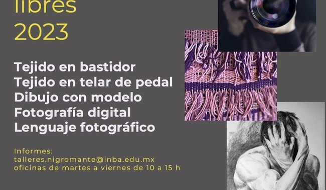 Centro Cultural Ignacio Ramírez “El Nigromante” ofrecerá 30 talleres de arte en San Miguel de Allende