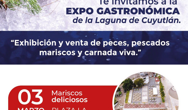 Expo Gastronómica de la Laguna de Cuyutlán impulsa al sector pesquero y acuícola de Manzanillo