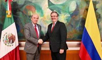 Cancilleres de México y Colombia dialogan sobre migración, drogas e inflación en reunión bilateral