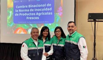 Cumbre Binacional impulsa la inocuidad en productos agrícolas frescos y protege a consumidores