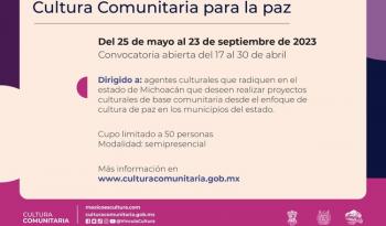 Diplomado La Pixca: Cultura Comunitaria para la Paz en Michoacán