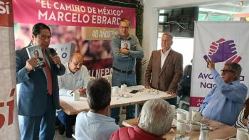 Marcelo Ebrard presenta su libro "El Camino de México" como testimonio de su compromiso con la Cuarta Transformación