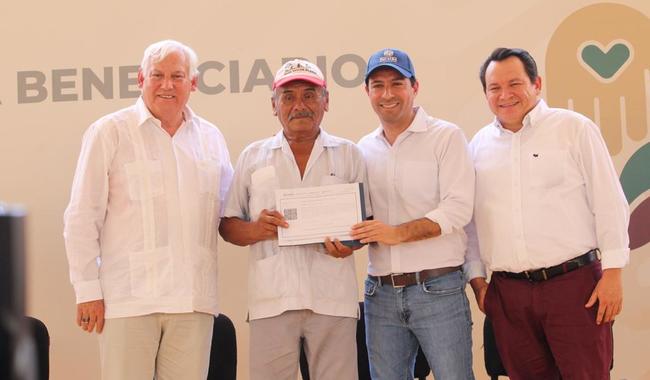 Entrega de fertilizantes gratuitos a productores yucatecos impulsa autosuficiencia alimentaria