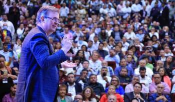 Canciller Marcelo Ebrard promueve inversión extranjera en Veracruz