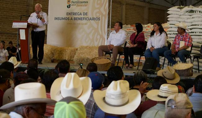 Jalisco recibe el programa Fertilizantes para el Bienestar para impulsar la producción agrícola