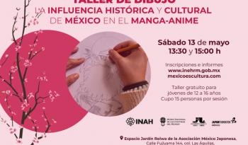 Celebran 135 años de Relaciones Culturales México-Japón con Taller de Dibujo Manga-Anime