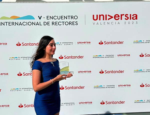 Estudiante de la UNAM gana primer lugar en el Premio Internacional Universia Santander