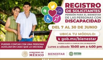 Inicio de Registro Universal para Pensión de Discapacidad en San Luis Potosí: Una Colaboración Federal y Estatal