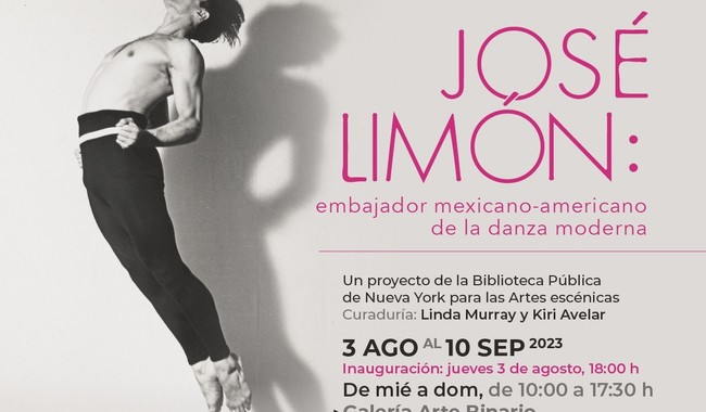 Inauguración de la muestra José Limón: embajador mexicano-americano de la danza moderna en el Cenart