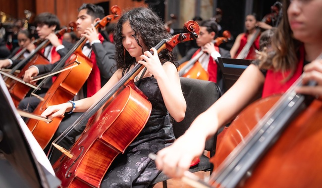 Orquesta Sinfónica Infantil de México Triunfa en Concierto de Cierre de Gira Nacional