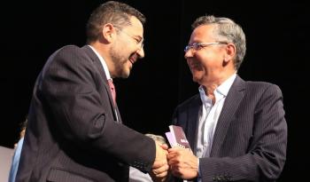 Subsecretario de Gobernación asiste al Segundo Informe Mensual de Martí Batres en CDMX