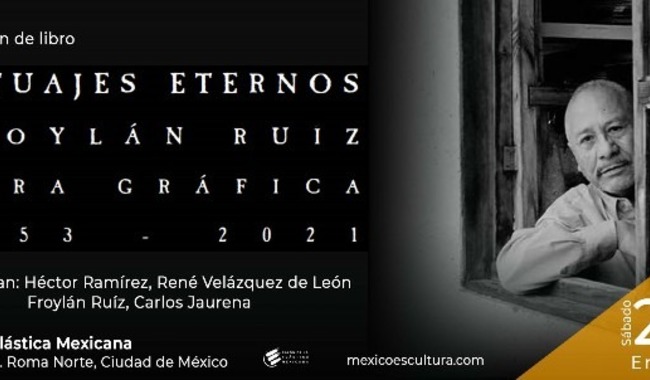 Froylán Ruiz Presenta su Catálogo 'Tatuajes Eternos' en el Salón de la Plástica Mexicana