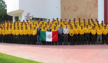 México Envía Cuarto Contingente de Combatientes a Canadá para Apoyar en Incendios Forestales