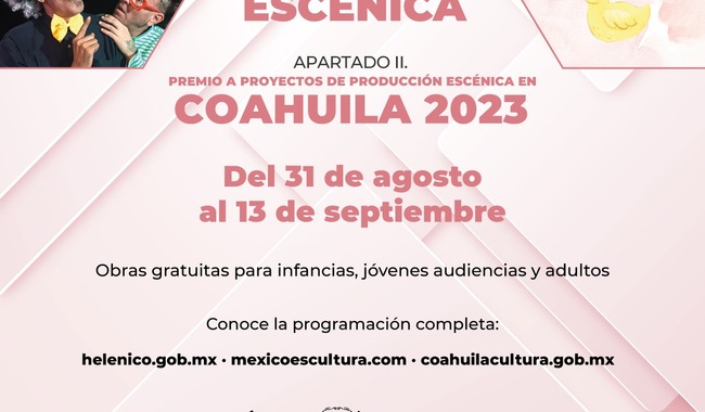 Ocho Funciones de Teatro Gratuitas para Diversas Audiencias en Coahuila