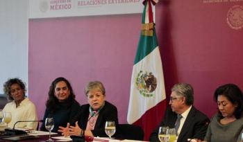 Canciller Alicia Bárcena Propone Trabajo Conjunto con Senado en Reunión de la SRE