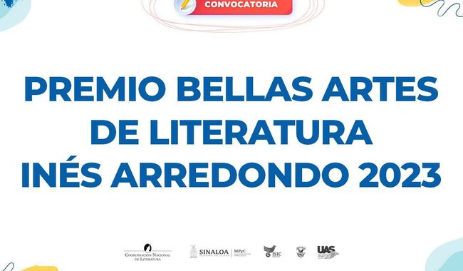 Convocatoria al premio bellas artes de literatura Inés Arredondo 2023 para escritoras mexicanas 