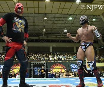 Titán y Bushi representan a México con éxito en la Super Jr Tag League de NJPW