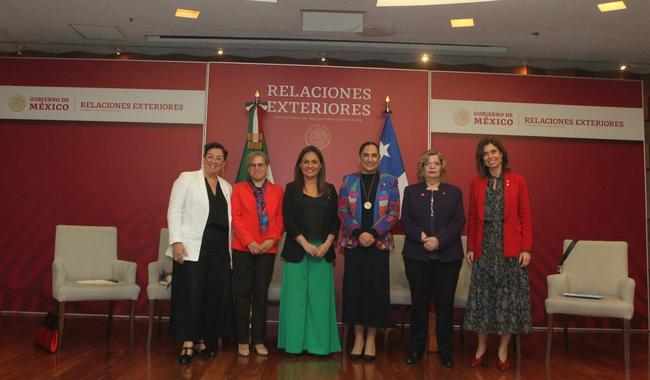 Conversatorio sobre política exterior feminista México-Chile: compromiso por la igualdad de género 
